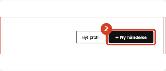 Lo-fi: “New event” button next to the employee’s name